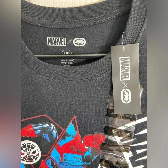 Marvel x Ecko - Spider-Man - Black Large T Shirt - BNWT 🕷️🕸️🔴 - Picture 6 of 6